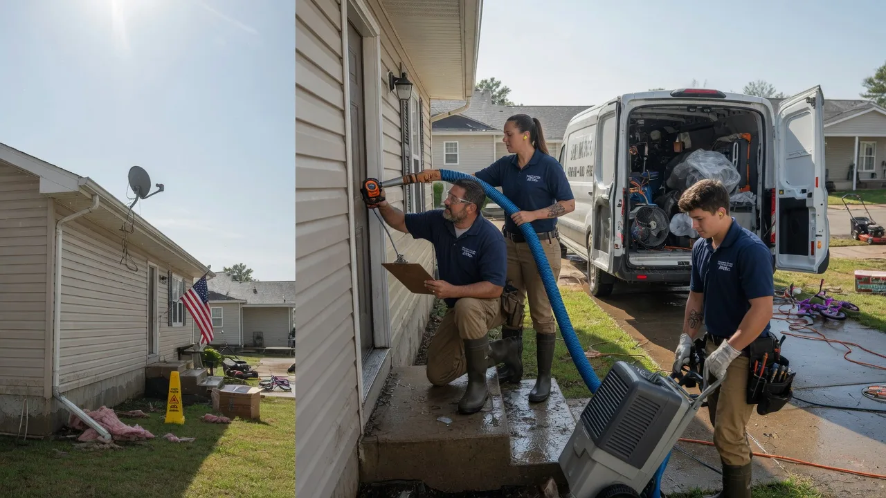 Ceiling Water Damage Restoration in Hollis, OK near me